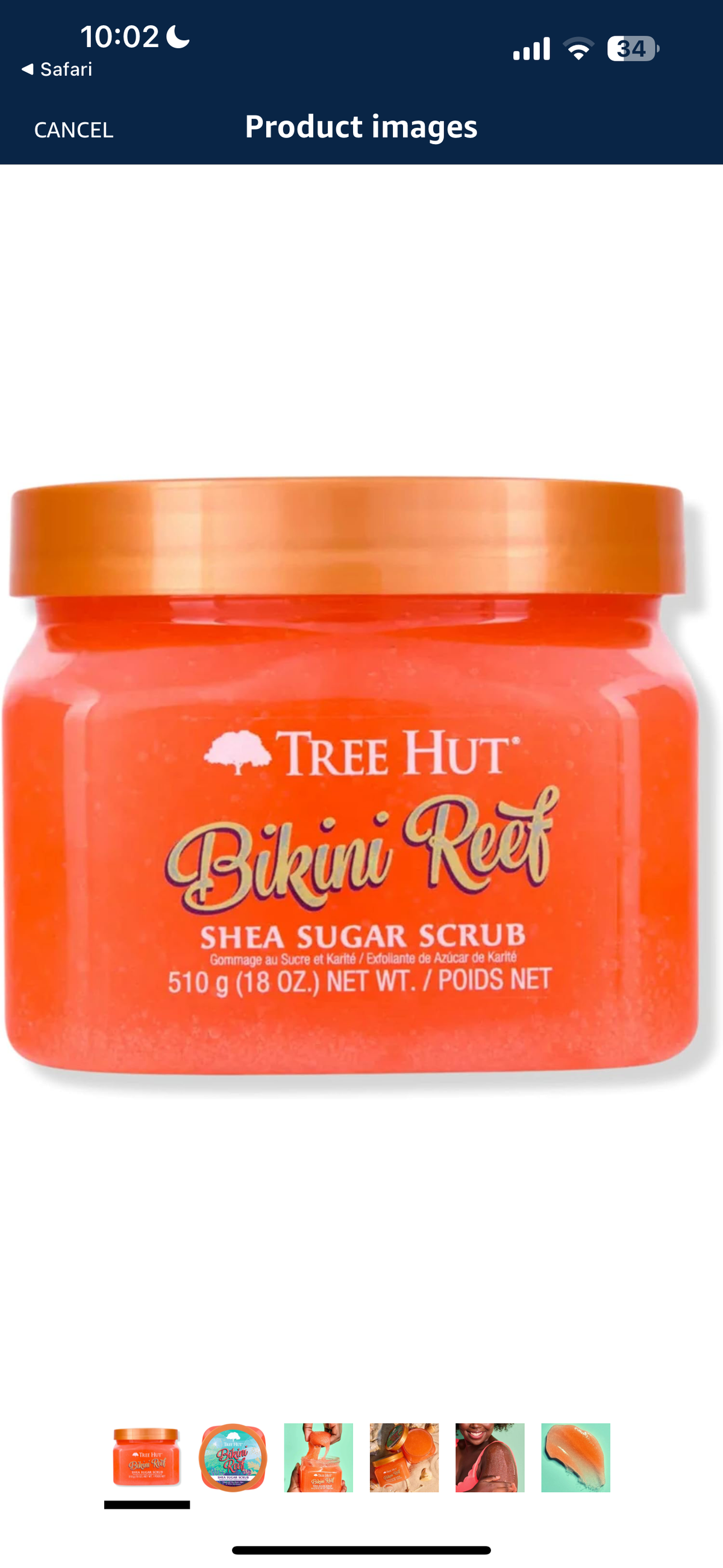 TREE HUT BIKINI REEF SHEA SCRUB Swanky Beauty Supply