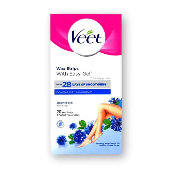 VEET WAX STRIP LEG & BODY SEN 20s