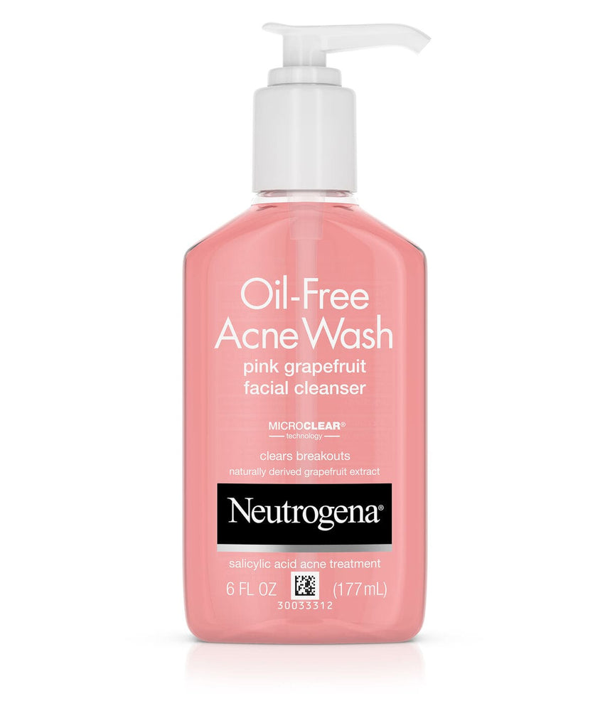 NEUTROGENA OIL FREE ACNE WASH PINK GRAPEFRUIT CLEANSER